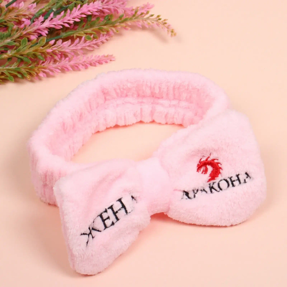 Повязка на голову «New collection Vostok - Жена Дракона», цвет розовый, серый, голубой и сиреневый, 20*6см ( упаковка белый ZIP пакет )
