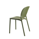 Стул пластиковый Scab Design Hug Go Green, оливковый