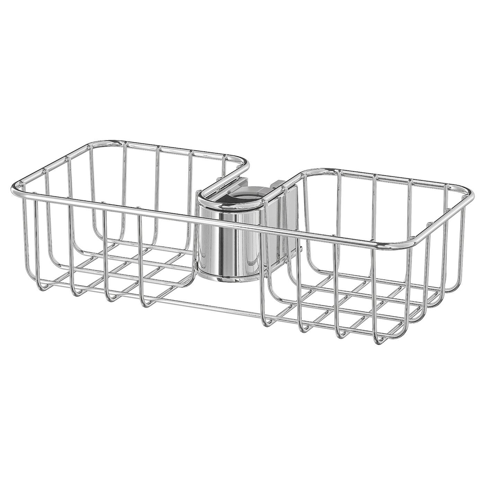 IKEA VOXNAN  (ИКЕА ВОКСНАН)  -  Полка для душа, хром, 25x6 см