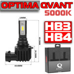 Светодиодная лампа Optima LED QVANT НB3/HB4 (2шт)