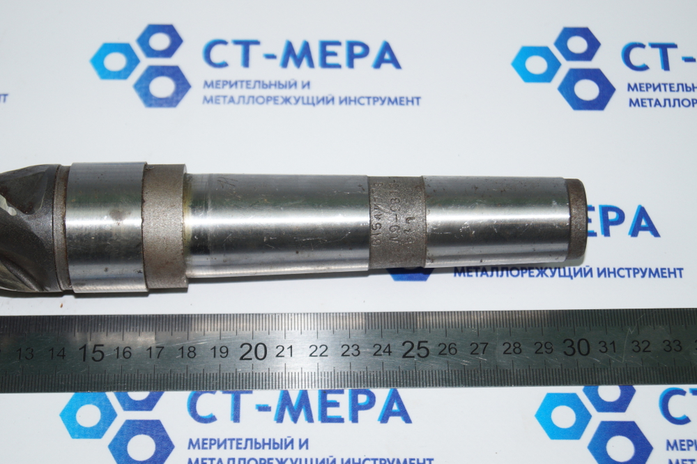 Фреза цилиндрическая с хвостовиком конус Морзе d40,0х130х300 Z=4 Р6М5К5 КМ4