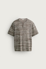 ТРИКОТАЖНАЯ ФУТБОЛКА С ВОРОТНИКОМ НА ПУГОВИЦАХ — ZARA · 5755/313