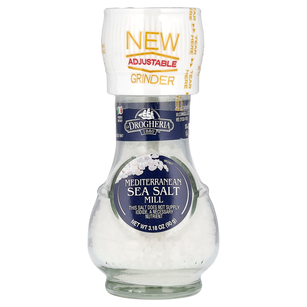 Drogheria & Alimentari, Мельница для приготовления соли Средиземного моря, 90 г (3,18 унции)