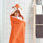 Полотенце банное детское IKEA BRUMMIG (БРУММИГ), Оранжевый, 70х140 см