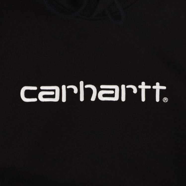 Толстовка мужская Carhartt WIP Hooded Sweatshirt артикул:I030230_black - купить в магазине Дайс
