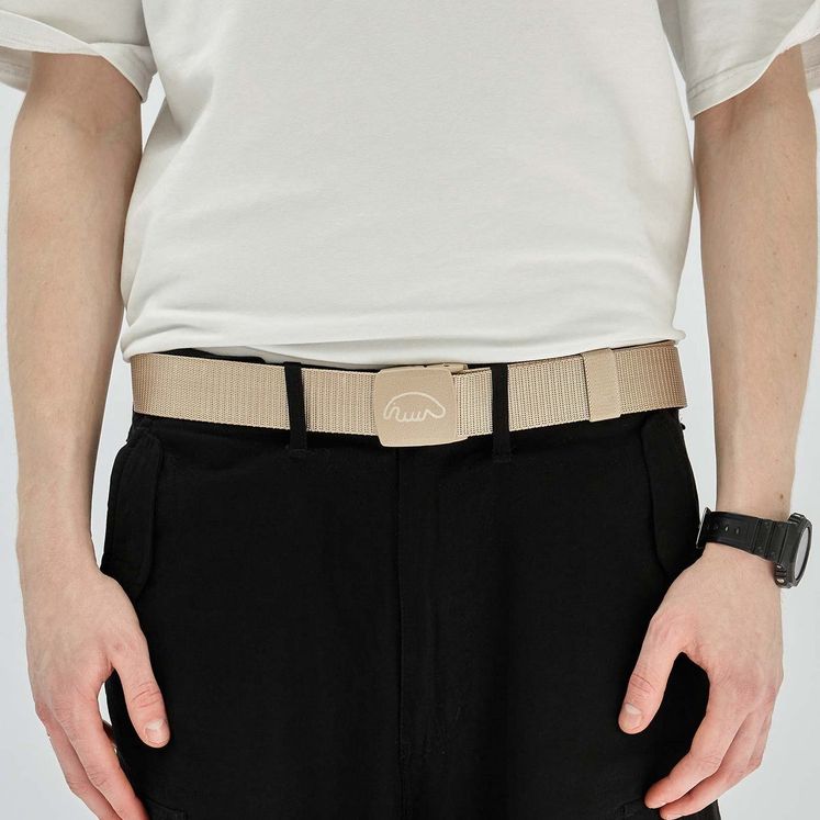 Ремень ANTEATER Belt LOGO пластик, бежевый
