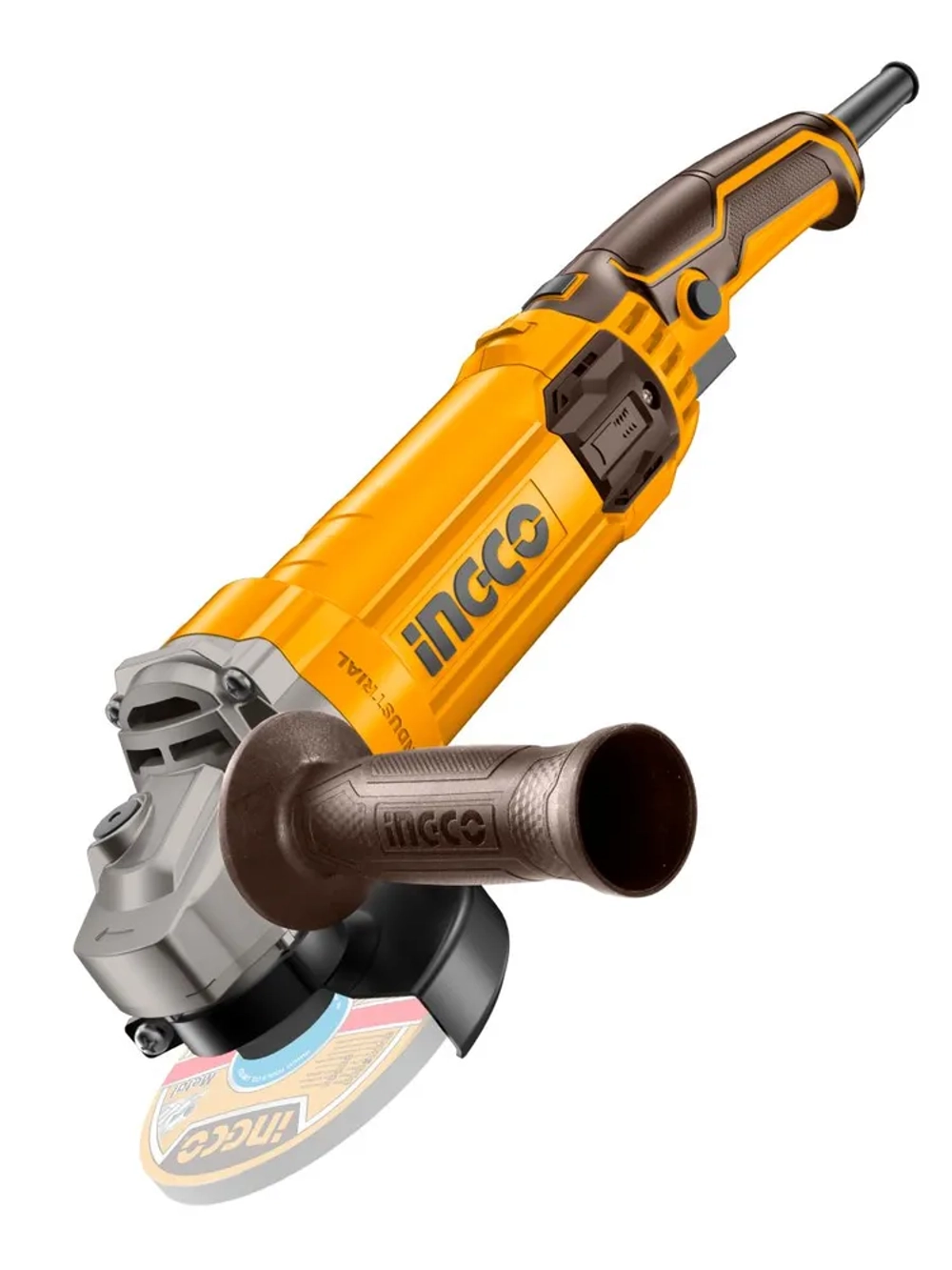 Угловая шлифовальная машина (УШМ) INGCO AG110038 INDUSTRIAL 125 мм 1,1 кВт