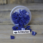 Синяя колотая смальта SQ06 10x10 мм | ArtWorker