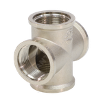 Крест латунь никель Ду 20 (3/4") ВР VALFEX VF.760.N.034