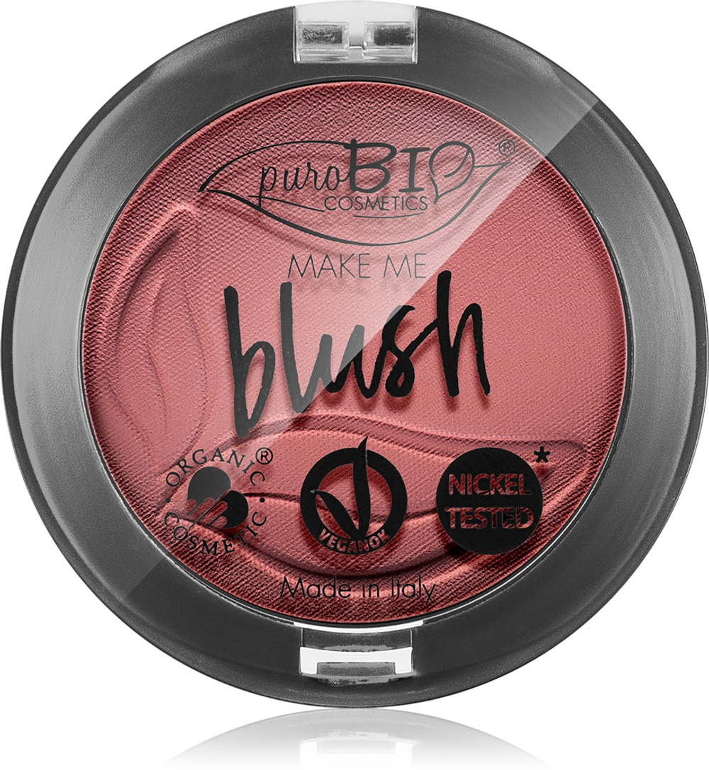puroBIO Cosmetics Long-lasting Blush - Пудровая румяна оттенок 06 Cherry Blossom, 5 g