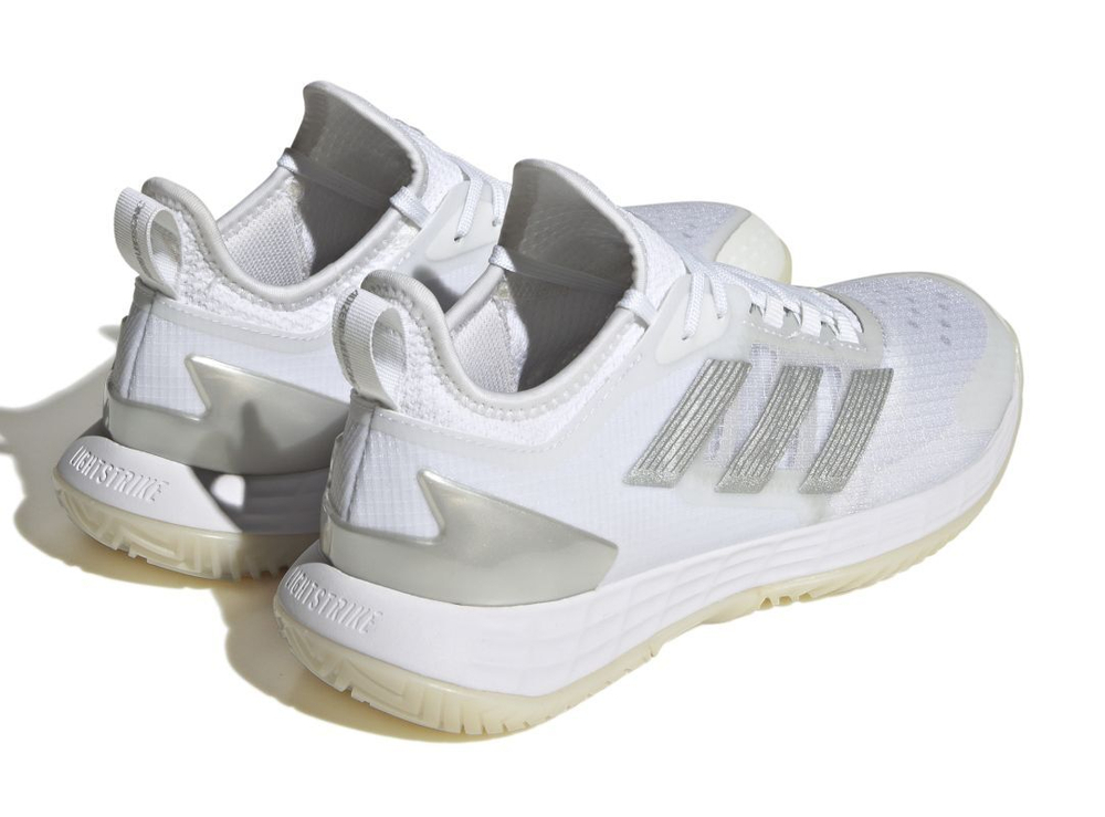 Женские Кроссовки теннисные Adidas Adizero Ubersonic 4.1 W - footwear white/silver metallic/grey one