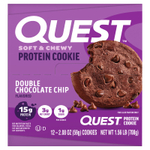 Quest Nutrition, Protein Cookie, двойная шоколадная крошка, 12 штук, 59 г (2,08 унции)