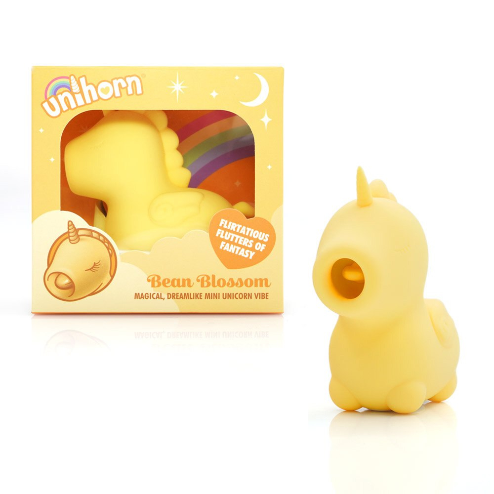 Unihorn Bean Blossom вибратор с крутящимся язычком