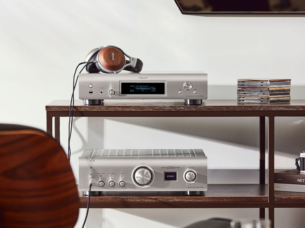 Сетевой аудиоплеер (проигрыватель) Denon DNP-2000NE, Silver (серебристый)