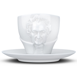 Чайная пара 260мл Talent Goethe белая