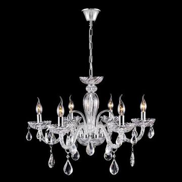 Подвесная люстра Cove AP6 хром Crystal Lux