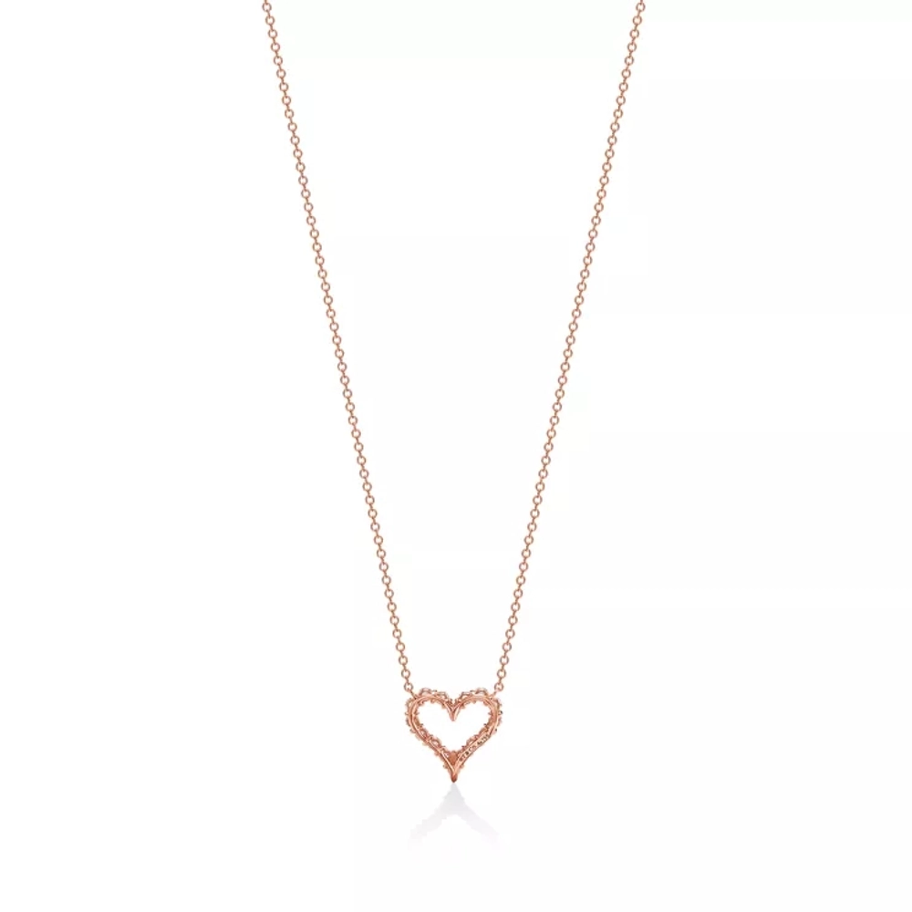 Подвеска из розового золота с бриллиантами, Tiffany 💠 Diamond heart