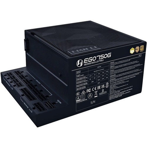 Блок питания Lian Li 750W EG0750G Black, модульный, 16 Pin PCIe 5.1, 80 PLUS Gold (G9P.EG0750G.B000.RU)