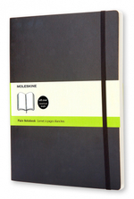 Блокнот Moleskine CLASSIC SOFT (QP623) 19х25 см, 192стр. без линовки, мягкая обложка, черный