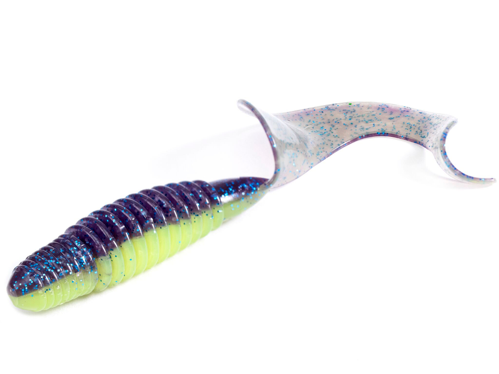 Твистеры съедобные LJ Pro Series CRUSHER GRUB 3,9in (9,9 см), цв. T53, 5 шт.