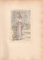 Женские моды XIX века в гравюрах, раскрашенных акварелью 1801-1850. С автографом
