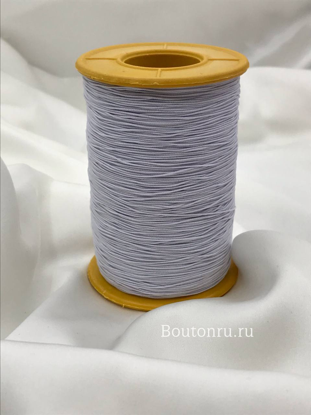 Эластичная нить белая