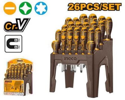 Набор отверток 26 шт. INGCO HKSD2628 INDUSTRIAL