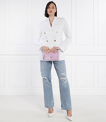 Кожаный клатч FLAT CLASSIC METAL Pinko - розовый(100455 A1JE)