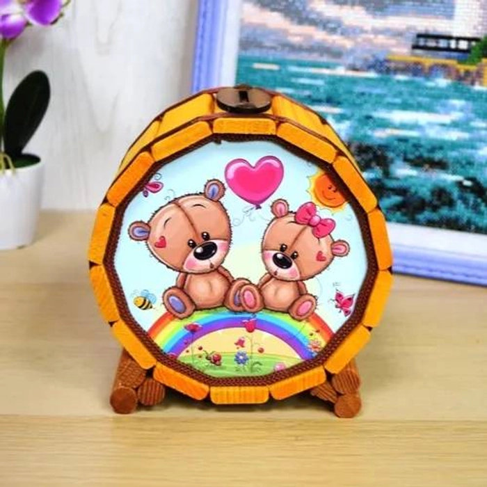 Копилка деревянная домик" деньги в дом " „счастье в дом" 450.00