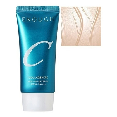 Enough Collagen 3X Moisture BB Cream SPF50+ PA++++, 50ml ББ Крем с экстрактом тройного коллагена