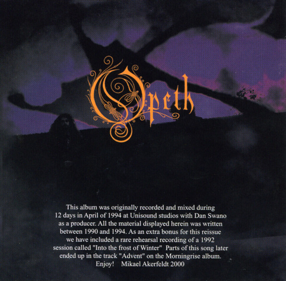 Opeth / Orchid (RU)(CD)