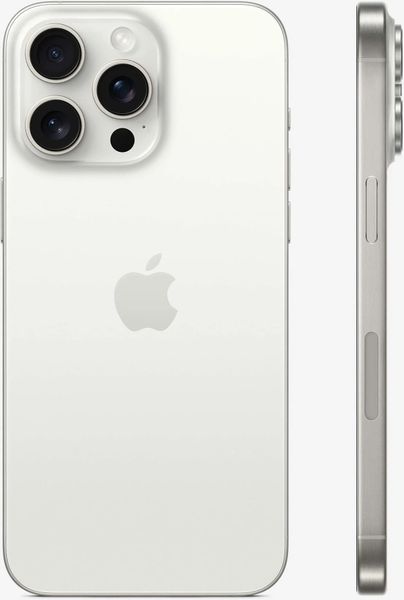 Смартфон Apple iPhone 15 Pro Max 1ТБ (nano-SIM и eSIM), Белый титан | White Titanium
