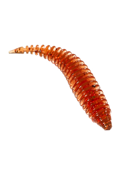 Приманка ZUB-MAGGOT SLIM 40мм(1,5")-12шт, (цвет 911) машинное масло с блестками