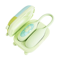 Зеленое виброяйцо + вакуумный стимулятор в кейсе BeYourLover Magic Suitcase Cat App Controlled Suction & Vibrating Egg with Charging Case Green