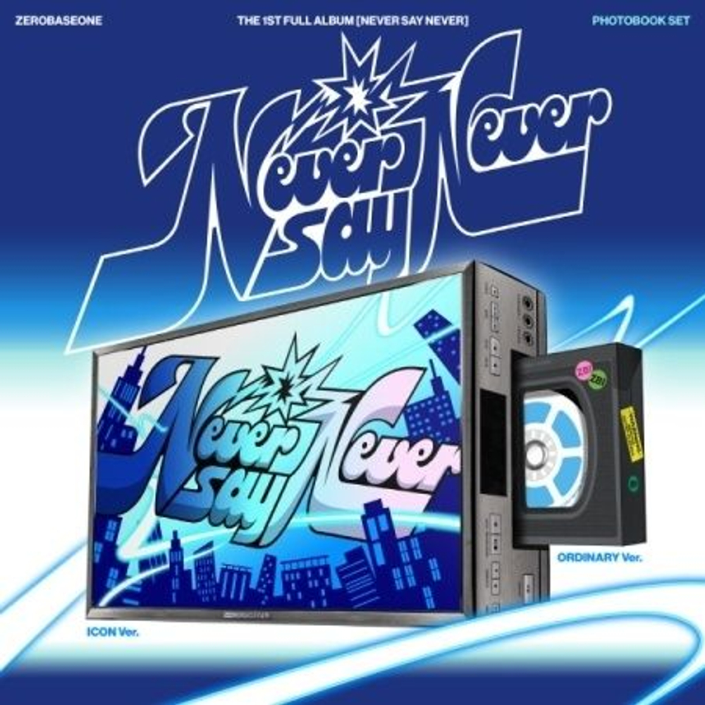Альбом ZEROBASEONE - NEVER SAY NEVER 1st Album PHOTOBOOK RANDOM Version