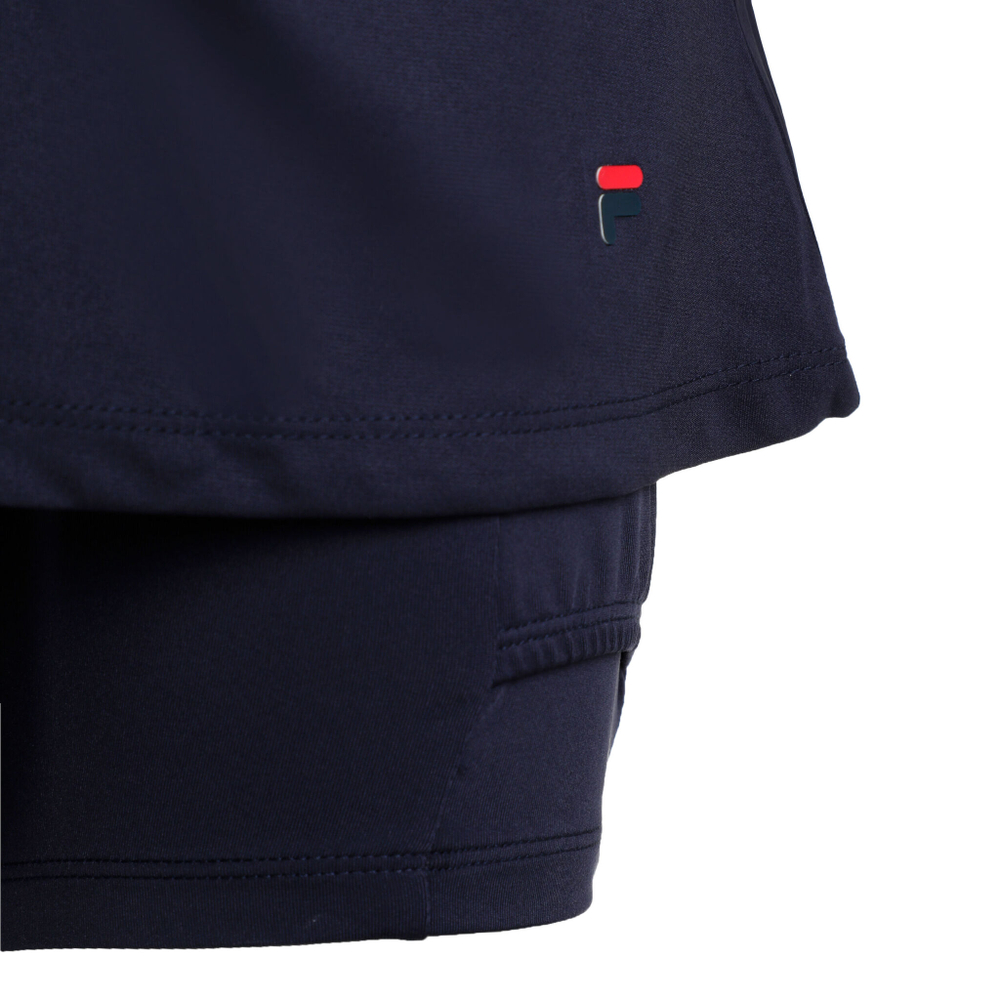 Женская теннисная юбка Fila Anna Skirt Women - Dark Blue