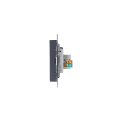 ATLASDESIGN РОЗЕТКА двойная ТВ + компьютерная RJ45 кат. 5e, механизм, ГРИФЕЛЬ