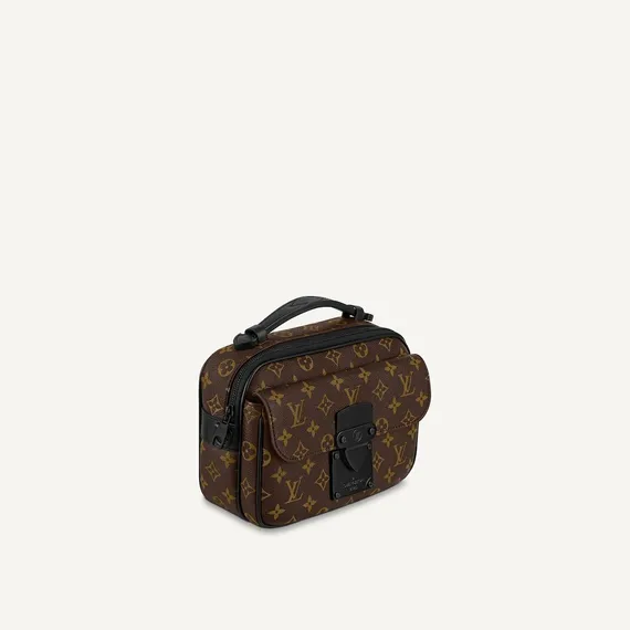 Сумка-мессенджер Louis Vuitton S-lock коричневый/черный