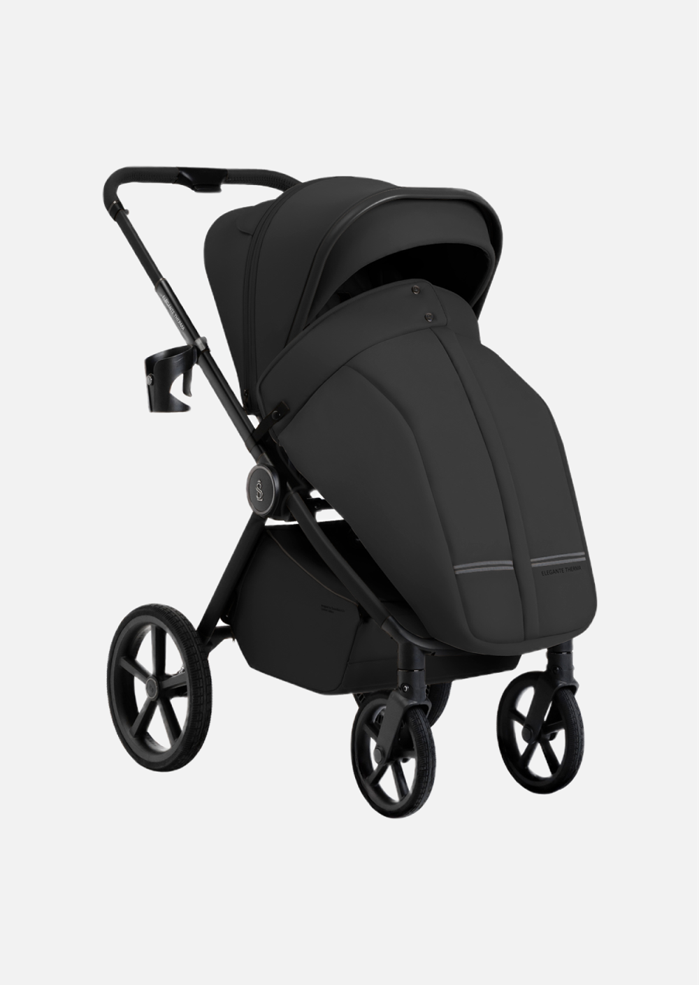 Sweet Baby Коляска 2 в 1 SBL Elegante Therma (Colore) Black