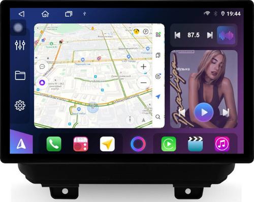 Магнитола для Jeep Wrangler 4 JL 2018+ - FarCar GX877 монитор 13" 2K QLED на Android 14, S500+TS20, Быстрейшая, CarPlay, 4G SIM-слот