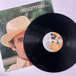 Винтажная виниловая пластинка LP Charles Aznavour, Desormais (Франция 1969)