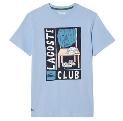 Мужская теннисная футболка Lacoste Printed Sport - aphylla
