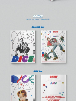 Альбом ONEW - DICE 2nd Mini Album PHOTO BOOK 2 Version SET