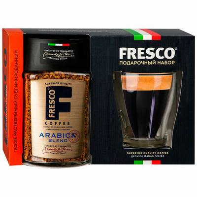 Кофе растворимый + кружка Fresco Arabica Blend 100 г