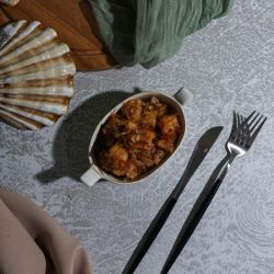 Блюдо овальное 15*8 см h4 см 200 мл для закусок Gray Oval Bucket с ручками Frutti di Mare P.L. [1]
