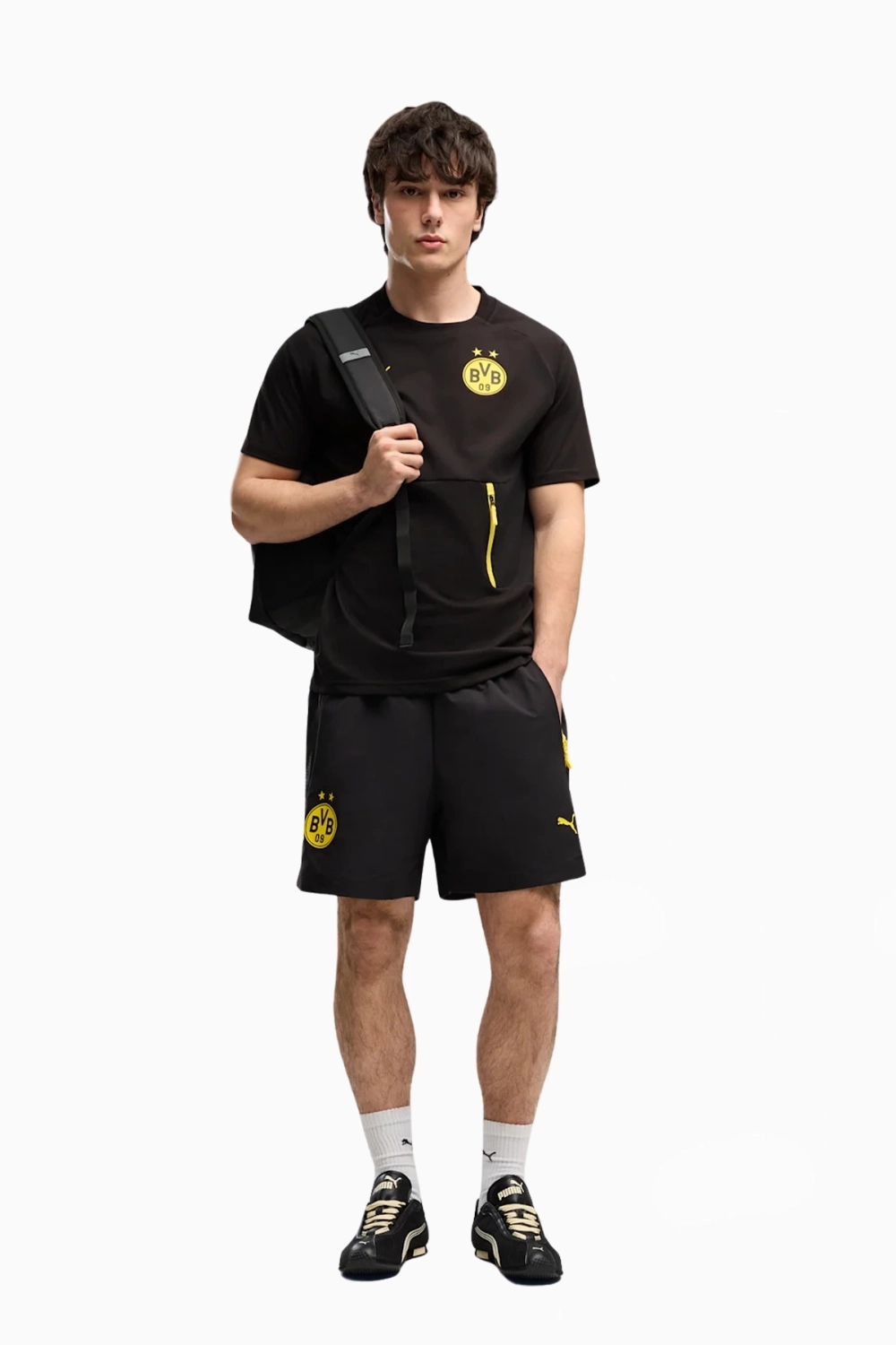 Шорты Puma Borussia Dortmund 26/27 Relaxed Woven - черный