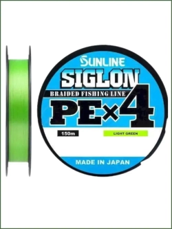 Шнур плетеный Siglon PEx4 150м