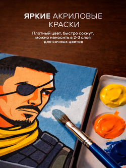Набор картин по номерам Главные герои