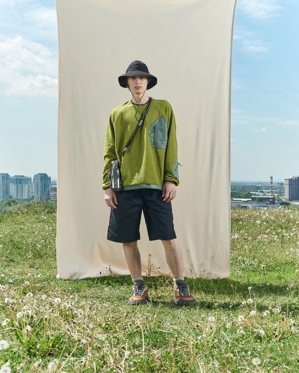 Толстовка Utilitarian золотая оливка - фото 4