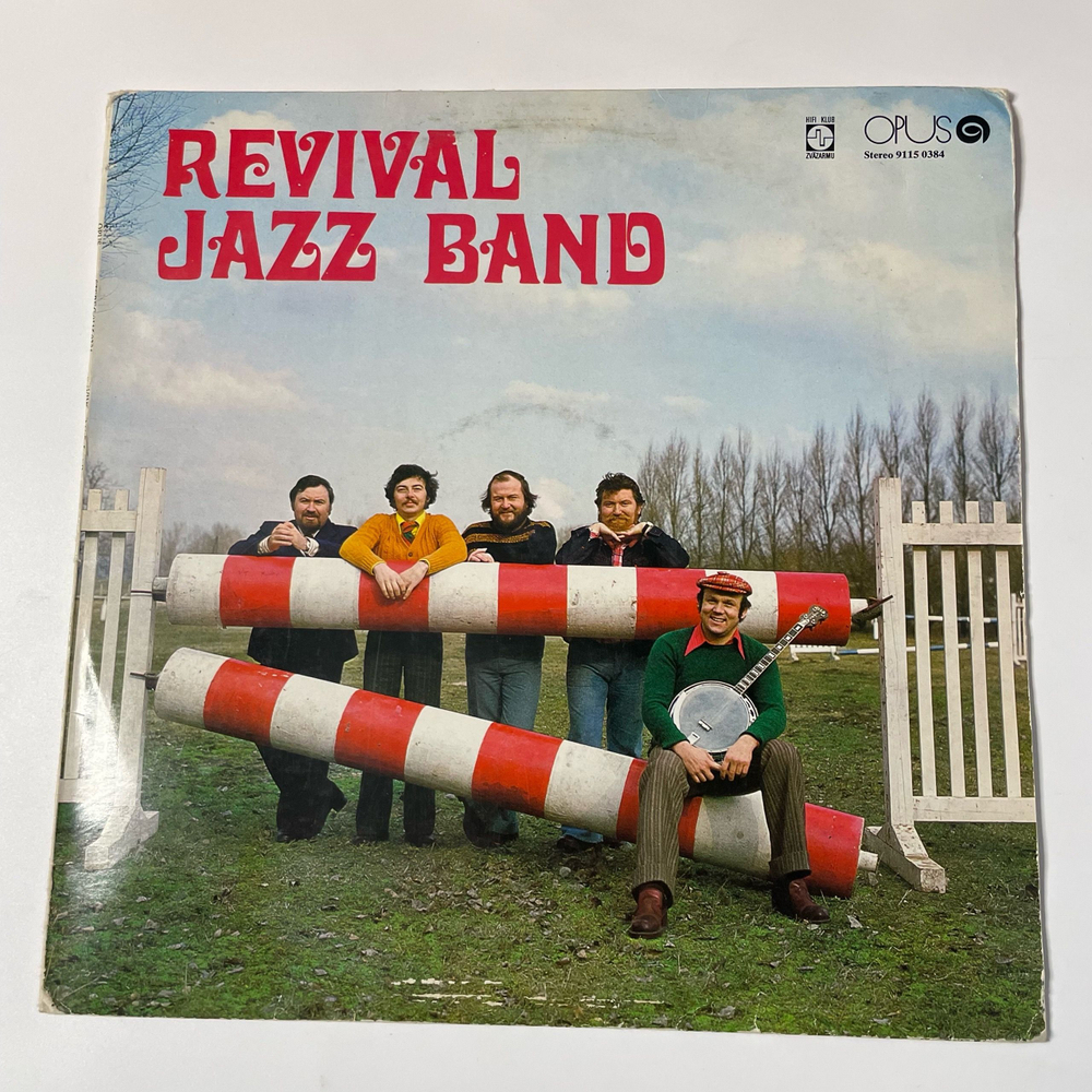 Винтажная виниловая пластинка LP Revival Jazz Band (Чехословакия 1975)